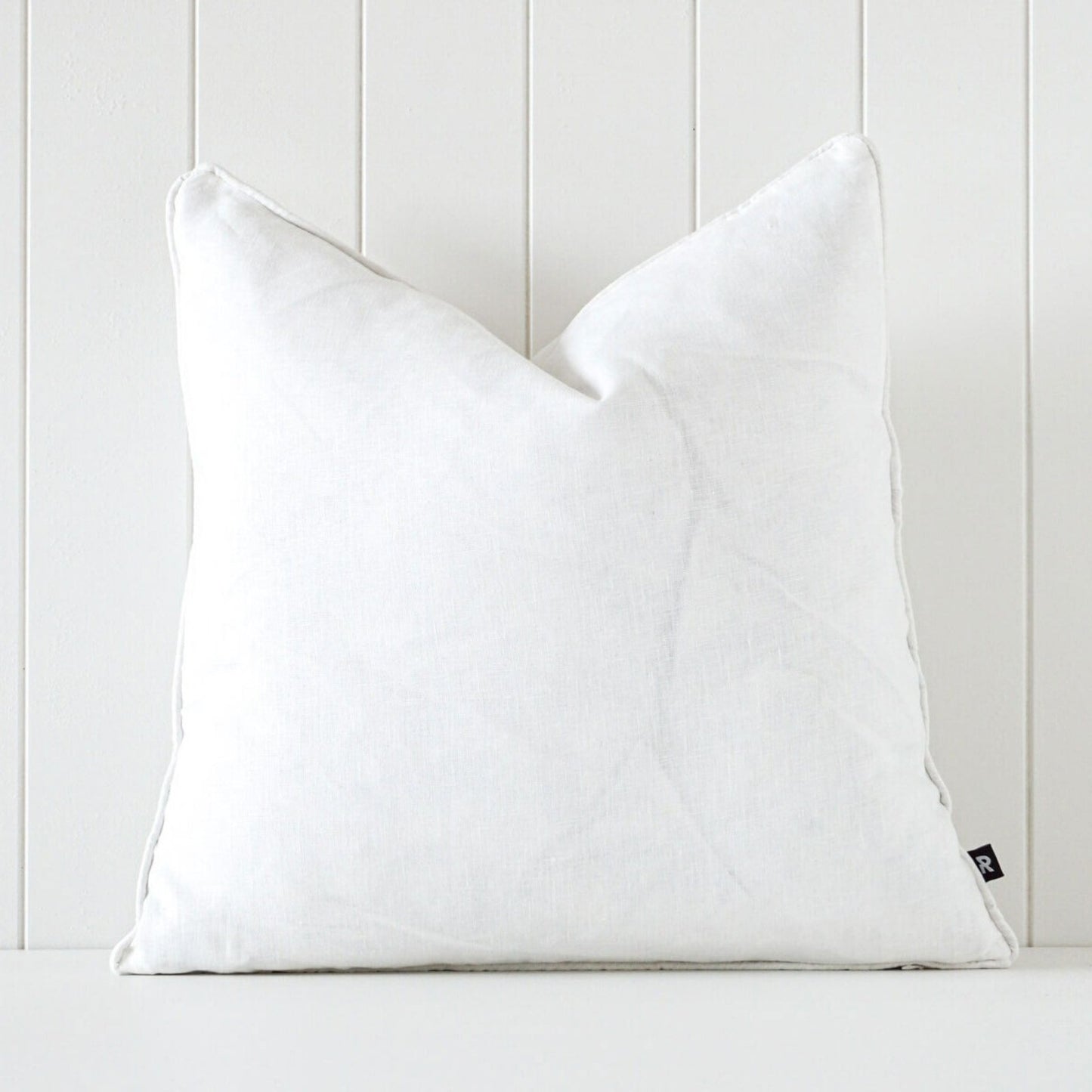 Linen Indoor Cushion | Cream - Coastal Country Home Decor