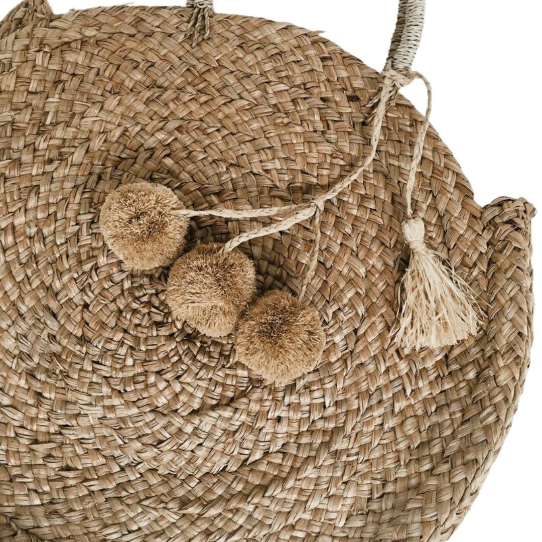 Pom Pom Tassels | Natural - Coastal Country Home Decor