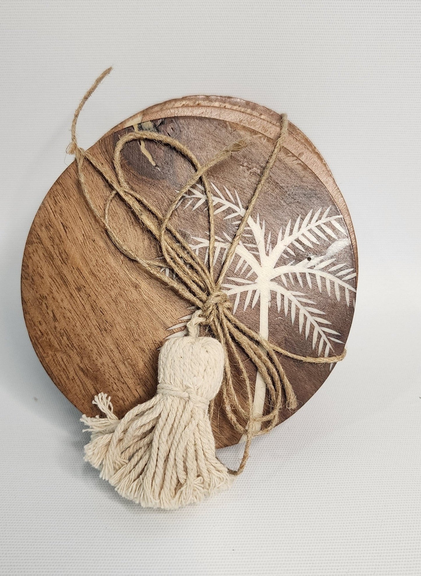 Wooden Palm Coasters - Coastal Country Home Decor